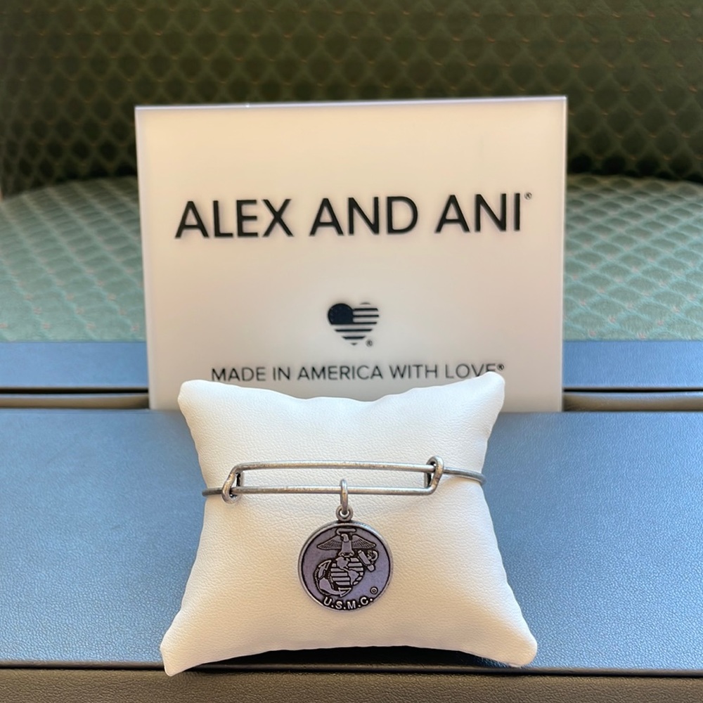 NWT Alex and Ani US Marine Corps bracelet